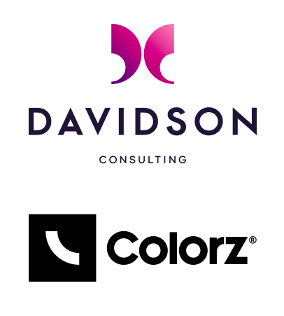 On peut voir le logo de Davidson Consulting et de Colorz.